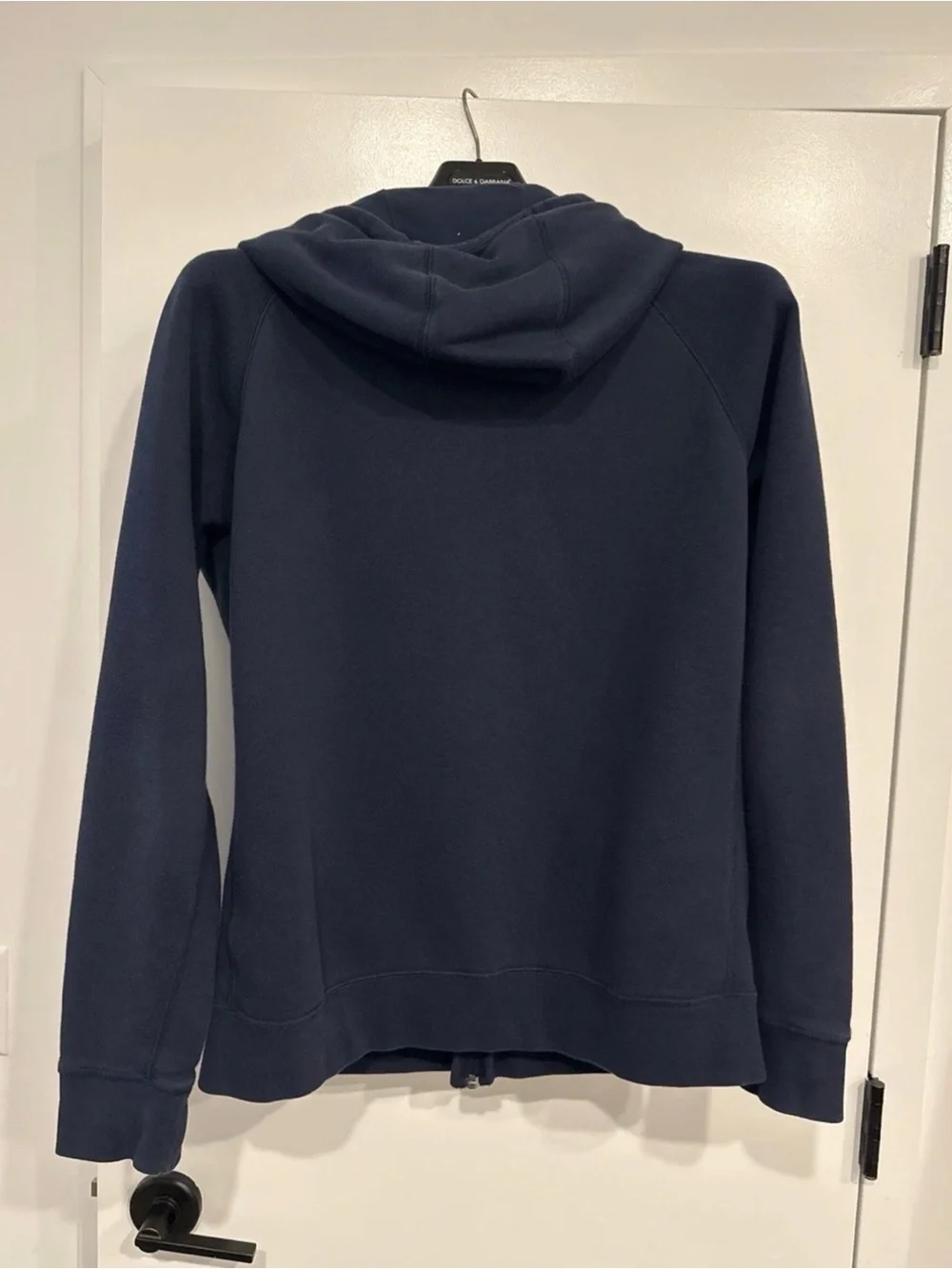 Jordan Men's Navy Zip-Up Hoodie with White Jumpman